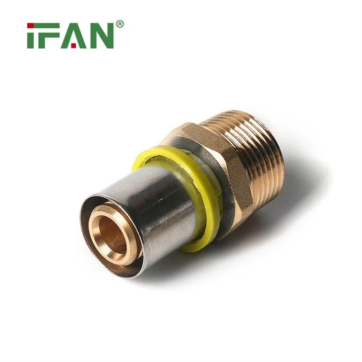Yellow PEX Press Fittings