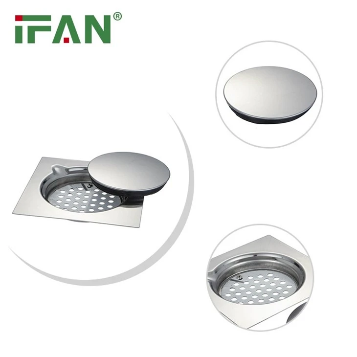 Square Bathroom Shower Floor Drain